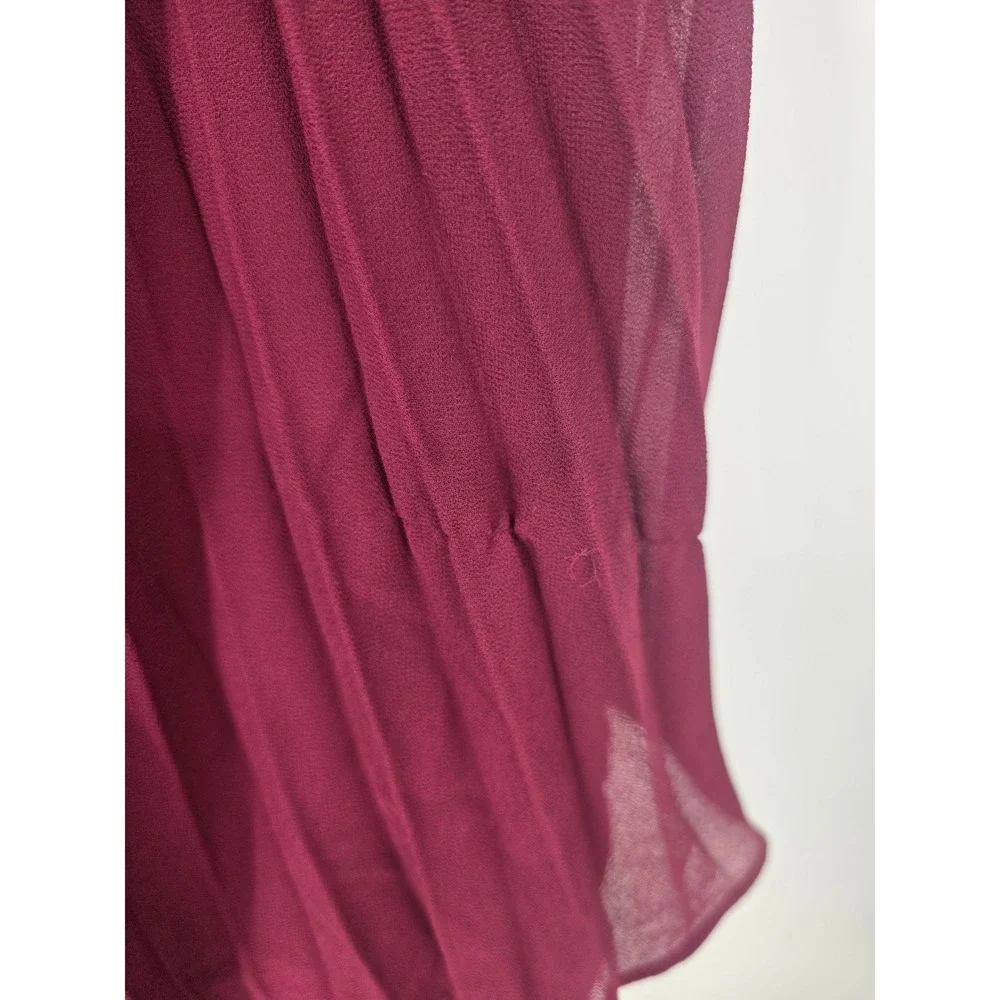 NWT Lulus Seriously Sensational Plum Purple Strapless Tiered Maxi Dress Large - Picture 6 of 8